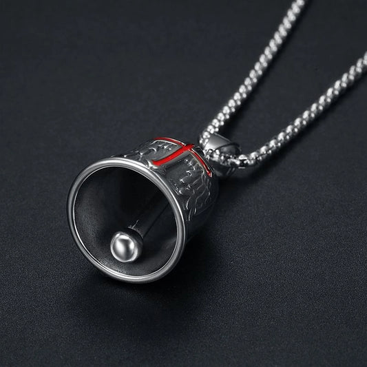 Hip-Hop Sports Cool Style Bell 304 Stainless Steel Men's Pendant Necklace