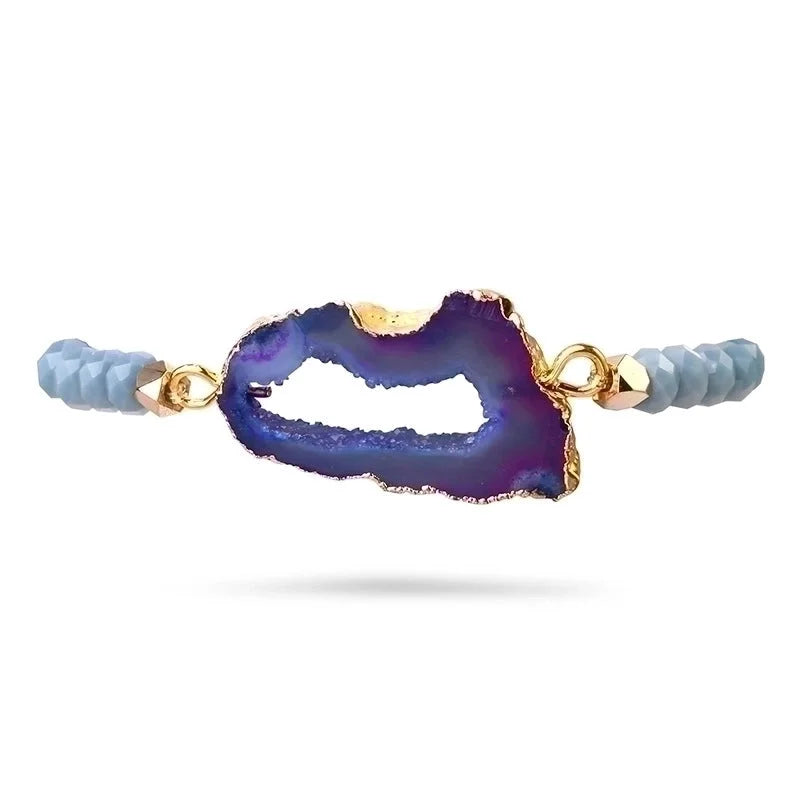 Fashion Geometric Agate Bracelets