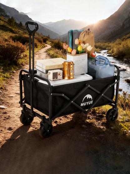 MUYUE Wagon Foldable Trolley Camping Cart