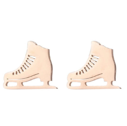 1 Pair Minimalist Solid Color Irregular Plating 304 Stainless Steel 18K Gold Plated Ear Studs