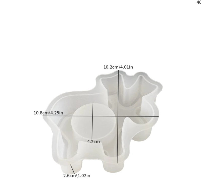 Christmas Cute Cartoon Snowman Elk Silica Gel