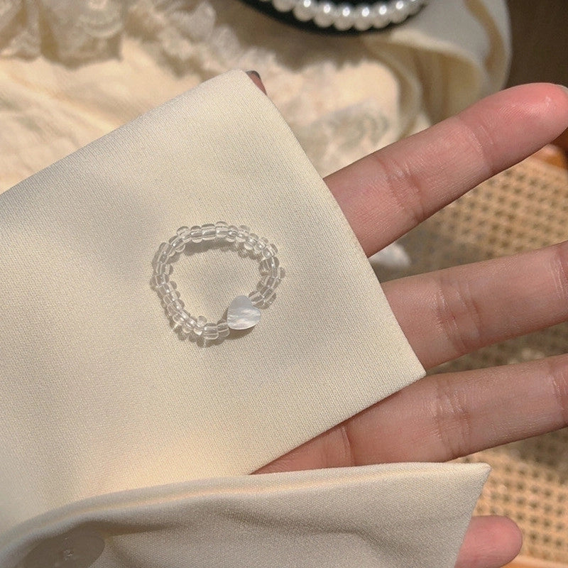 Fairy Style Modern Style Minimalist Moon Heart Shape Butterfly Alloy Copper Gold Plated Silver Plated Artificial Gemstones Artificial Diamond Open Ring In Bulk