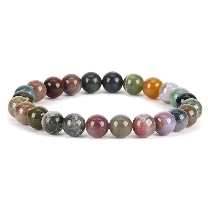 Minimalist Classic Style Round Natural Stone Bracelets In Bulk