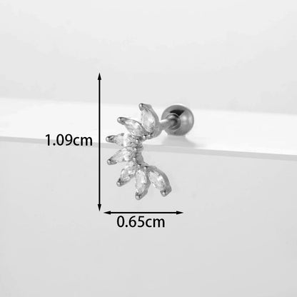 Ear Cartilage Rings & Studs Flower 316L Stainless Steel Copper