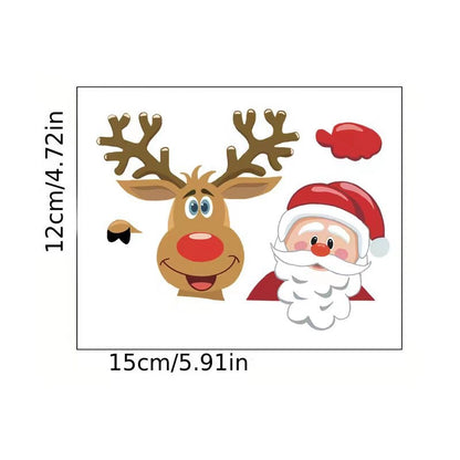 Christmas Cute Christmas Tree Snowman Elk PVC
