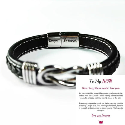 Popular Bracelet Punk Bracelet Leather Men's Bracelet Christmas Women's Bracelet Children's Jewelry