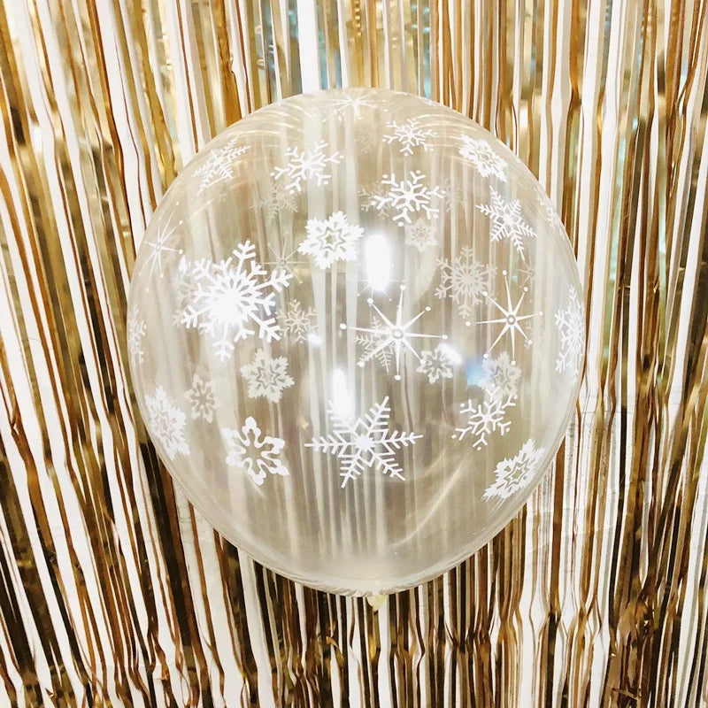 Christmas Birthday Minimalist Classic Style Solid Color Emulsion Christmas Balloons Balloons