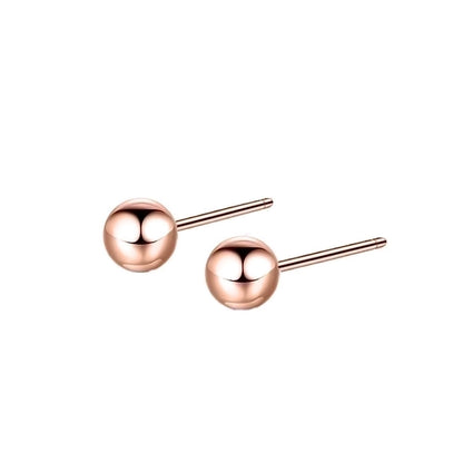 Minimalist Geometric Stainless Steel No Inlaid 14K Gold Plated Earrings