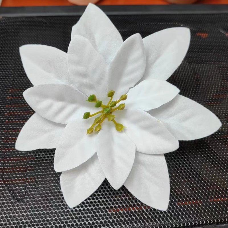 Christmas Flower Imitation Flower Red Golden Christmas Wreath Rattan Christmas Tree Accessories Christmas Decorations