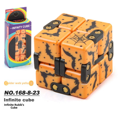 New Strange Decompression Toy UV Printing Infinite Rubik's Cube Decompression Folding Changeable Rubik's Cube Fingertip Rubik's Cube Manufacturer Resources