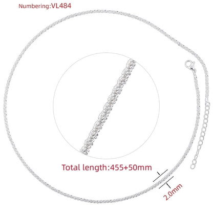 Hip-Hop Minimalist Solid Color Copper 18K Gold Plated Necklace