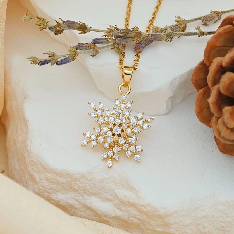 Sweet Minimalist Sun Heart Shape 304 Stainless Steel Copper Pendant Necklace Cable Chain