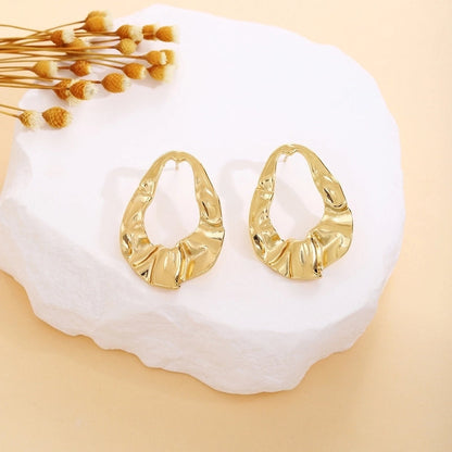 1 Pair Elegant Minimalist Geometric 304 Stainless Steel Stainless Steel Earrings