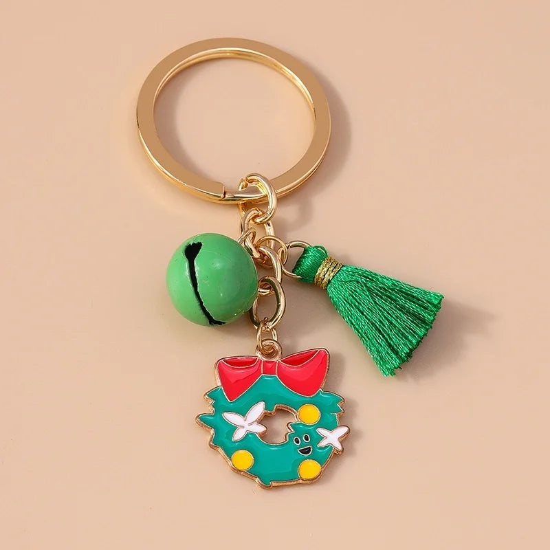 Commute Snowflake Christmas Women's Metal Keychains Keychains