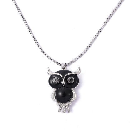 Hip-Hop Animal Skull Stainless Steel Alloy Plating Pendant Necklace