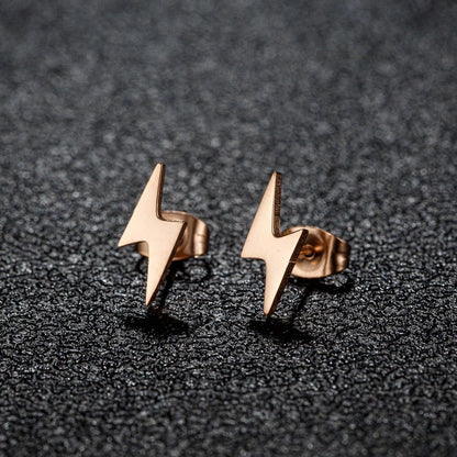 1 Pair Sweet Minimalist Artistic Animal Irregular Polishing Plating 304 Stainless Steel 18K Gold Plated Ear Studs