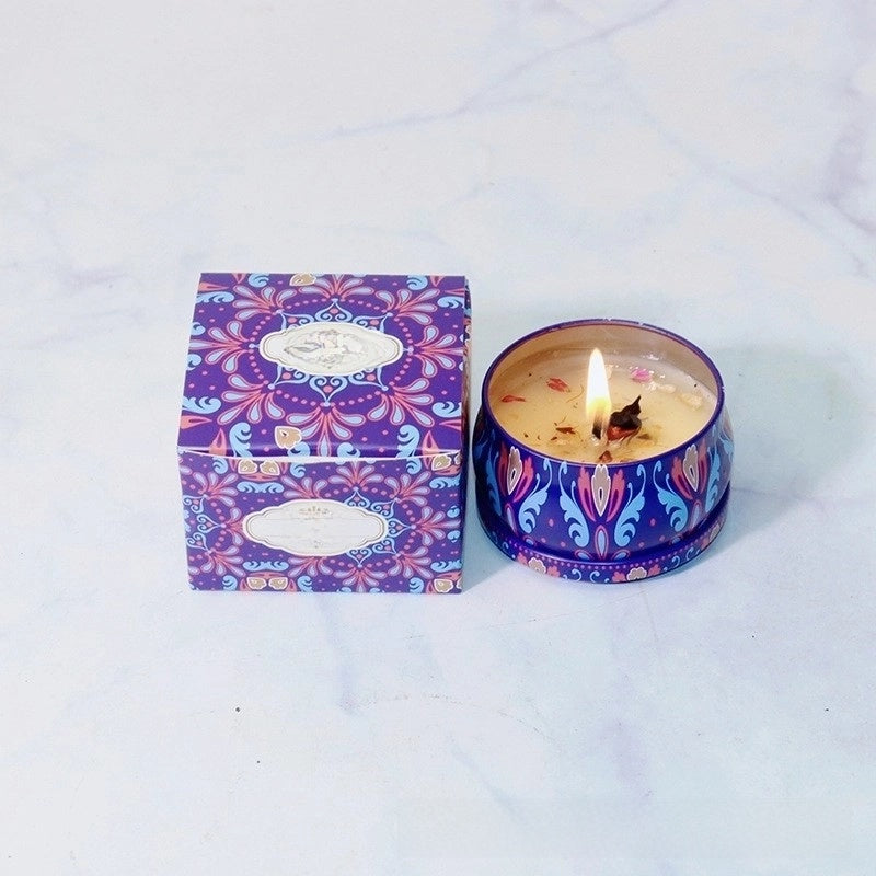 Christmas Fashion Santa Claus Contrasting Colors Flower Wax Metal