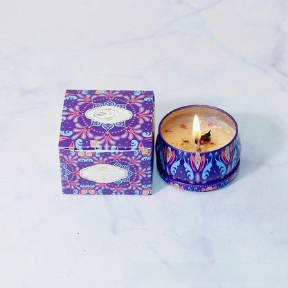 Christmas Fashion Santa Claus Contrasting Colors Flower Wax Metal