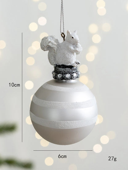 Christmas Minimalist Deer Glass Holiday Party Hanging Ornaments Decorations Hanging Ornaments