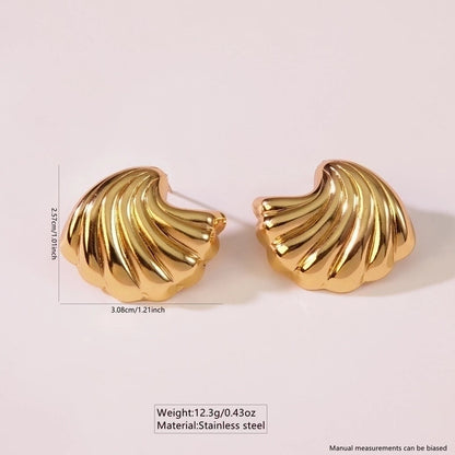 1 Pair Vintage Style Classic Style Heart Shape Flower Heart Flowers 304 Stainless Steel Imitation Gold Drop Earrings Ear Studs