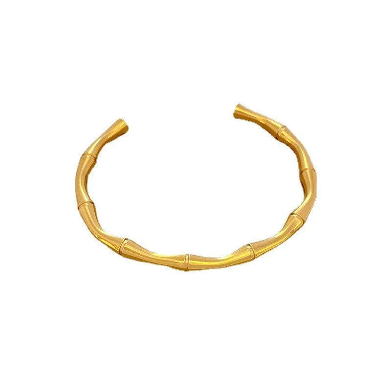 Korean East Asia Symbol Titanium Steel Electroplating Bangles