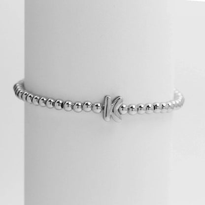 Copper Minimalist Plating Letter Bracelets