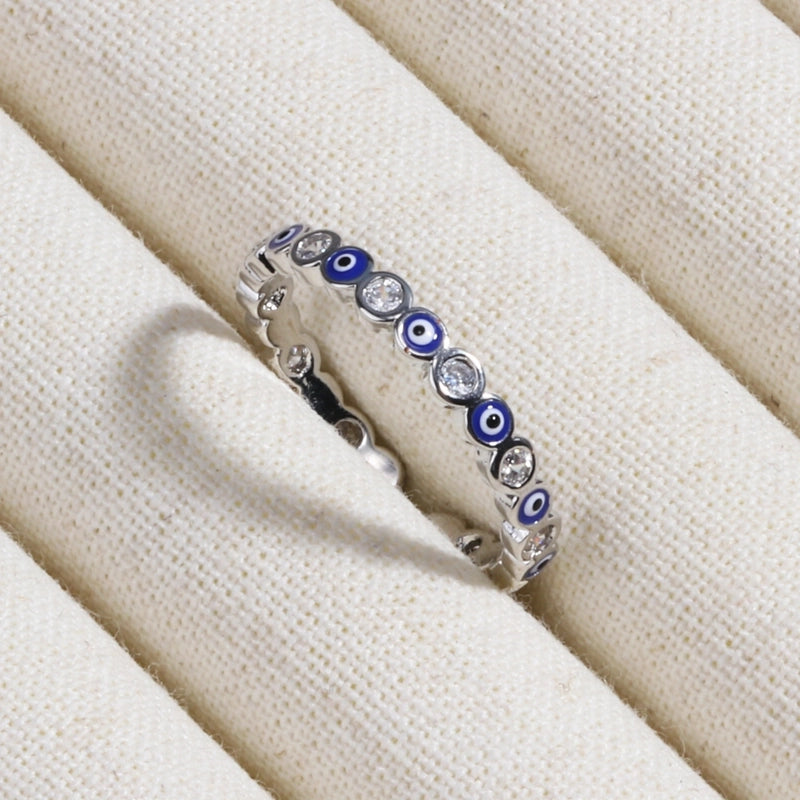 Copper Devil's Eye Rings