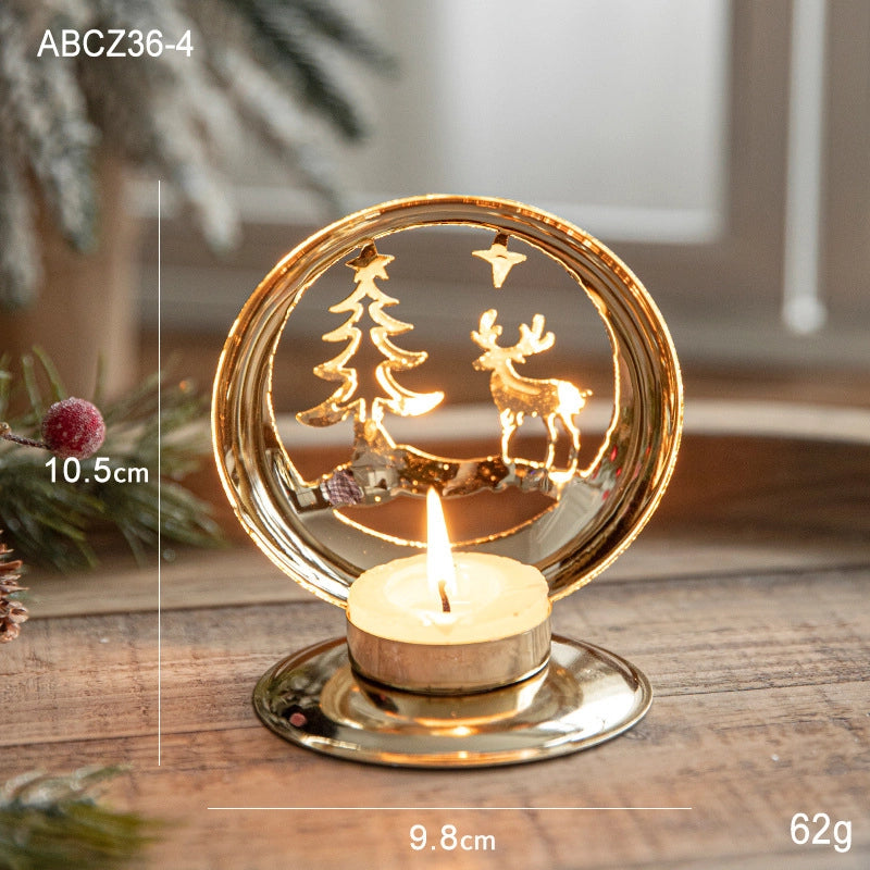 Christmas Elegant Romantic Elk Iron
