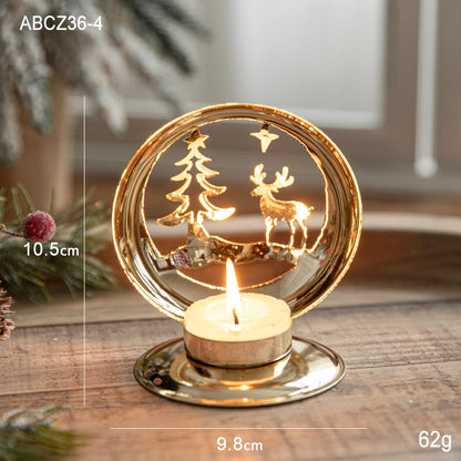 Christmas Elegant Romantic Elk Iron