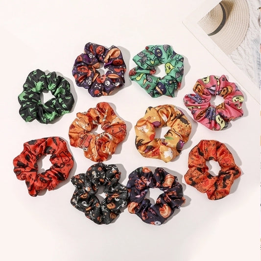 Halloween Funny Skull Hair Clip Hair Tie