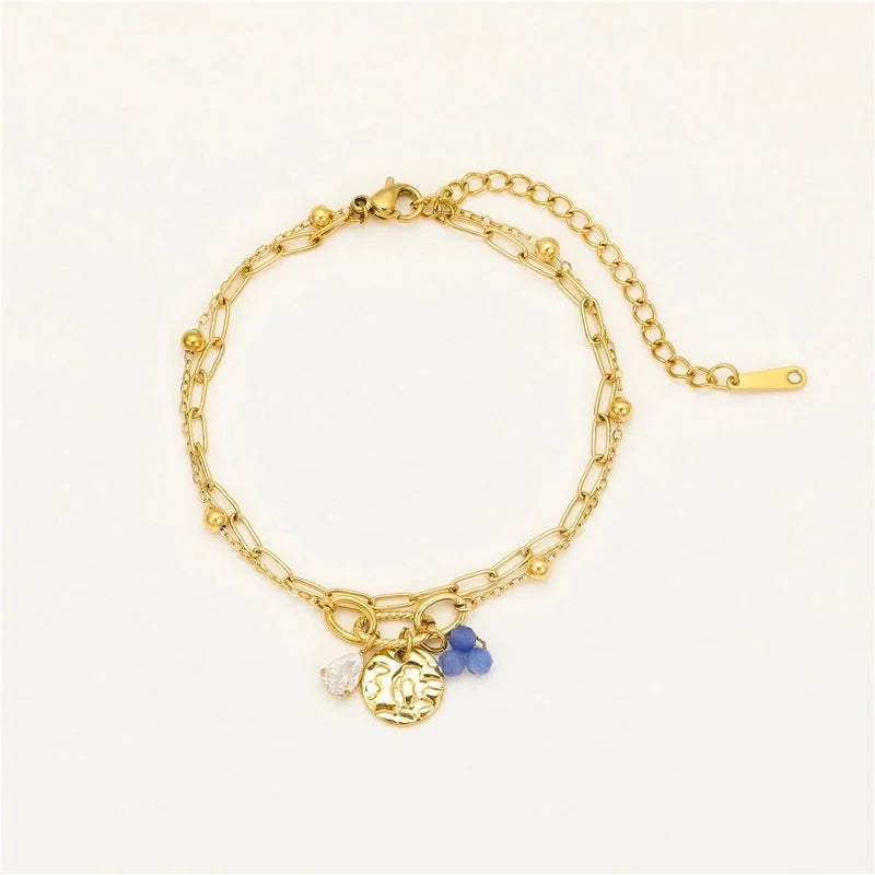 Casual Elegant Geometric 304 Stainless Steel Paperclip Chain Cable Chain Bracelets In Bulk