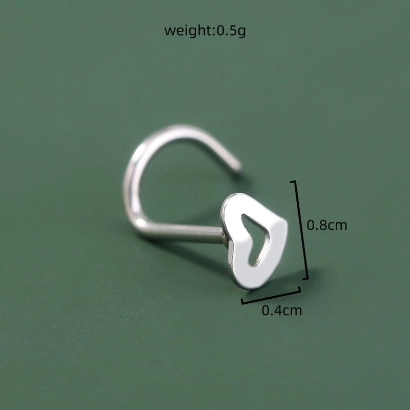 Simple Stainless Steel Piercing U-shaped Nose Ring Piercing Nose Ornaments