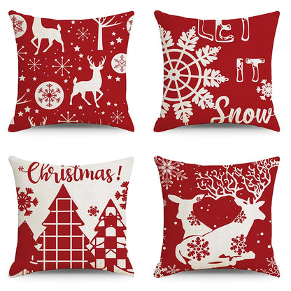 Christmas Combination Pillow Case New Home Sofa Decoration Cushion Pillow Case Manufacturers