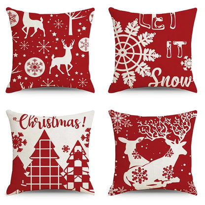 Christmas Combination Pillow Case New Home Sofa Decoration Cushion Pillow Case Manufacturers