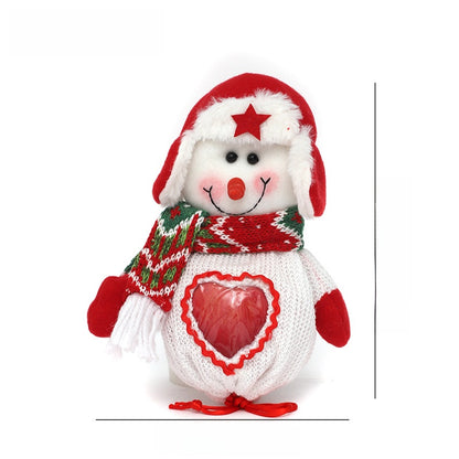 Christmas Gift Bag Candy Bag Christmas Decoration Burlap Santa Claus Apple Bag Gift Bag