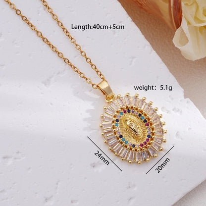 304 Stainless Steel Copper Human Pendant Necklace