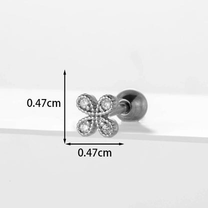 Ear Cartilage Rings & Studs Flower 316L Stainless Steel Copper