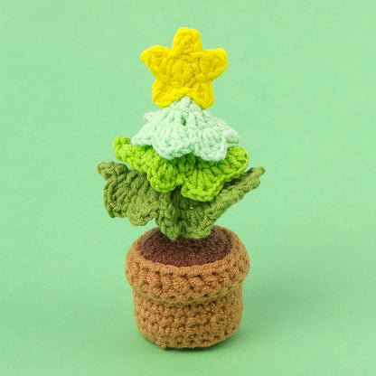 Christmas Pastoral Christmas Tree Plastic Yarn Party Ornaments