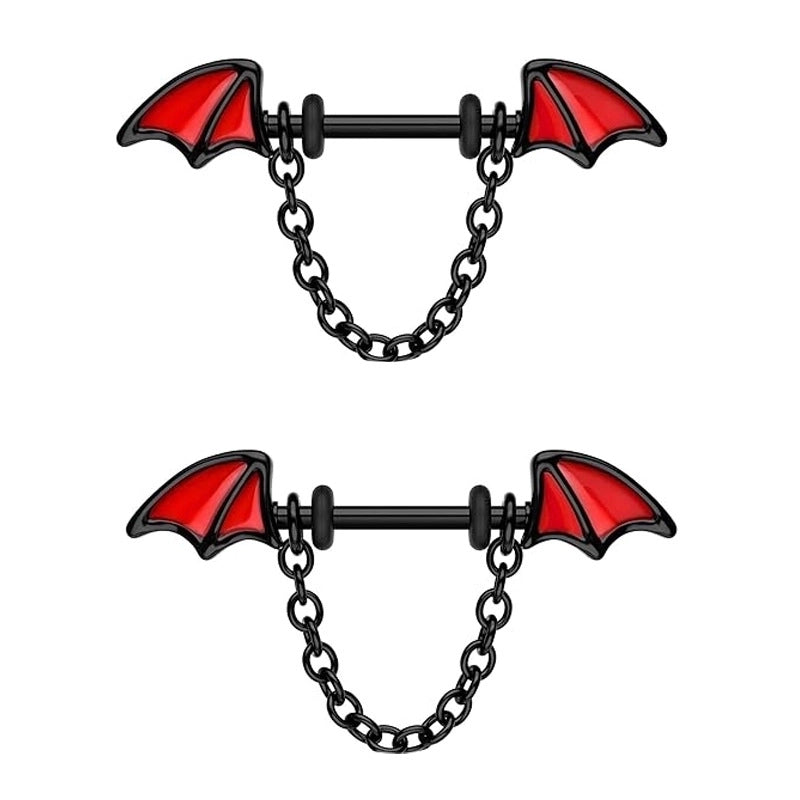 1 Piece Belly Rings Minimalist Heart Shape Copper Inlay Rhinestones Nipple Rings & Studs Belly Rings