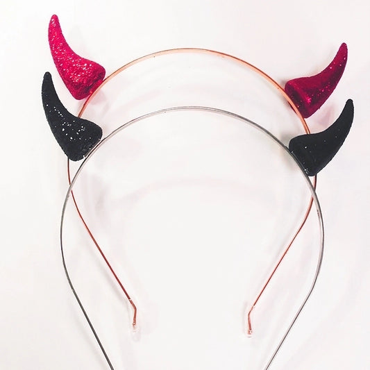 Halloween Birthday Party Devil Headband Headdress Headdress Female Adult Party Online Celebrity Hairpin