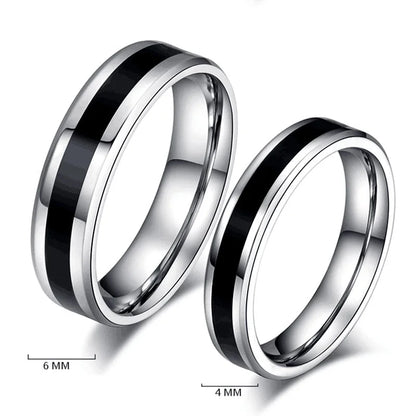 Minimalist Geometric Stainless Steel Stainless Steel Rings