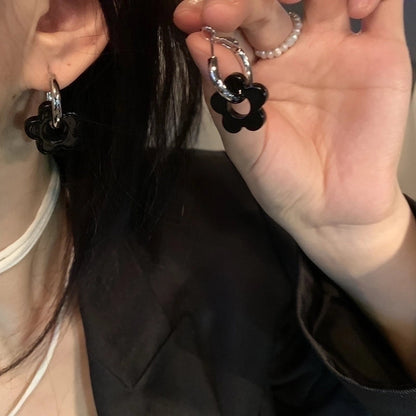 1 Pair Casual Minimalist Round Heart Shape Plating Inlay Copper Zircon Earrings