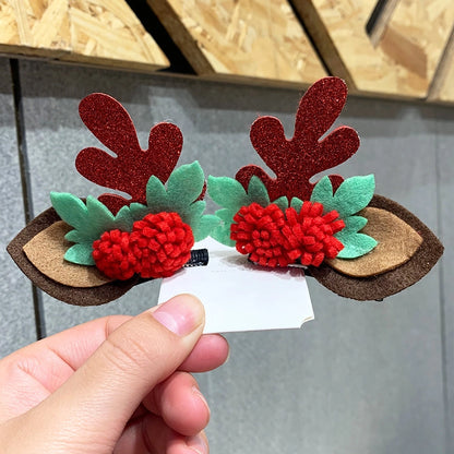 Christmas Fashion Antlers Plush Festival