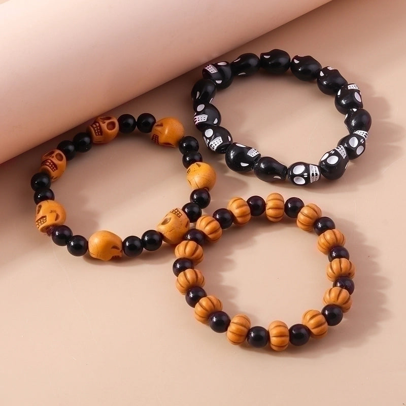 Funny Skull Beaded Bracelets