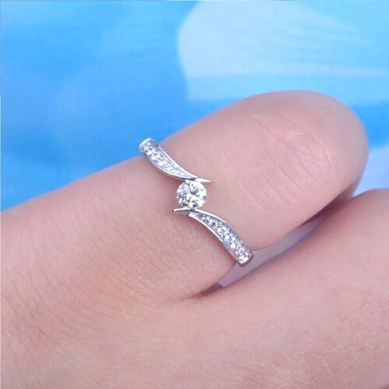Copper Plating Geometric Artificial Diamond Rings