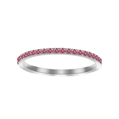 316 Stainless Steel Shiny Inlay Geometric Rhinestones Rings