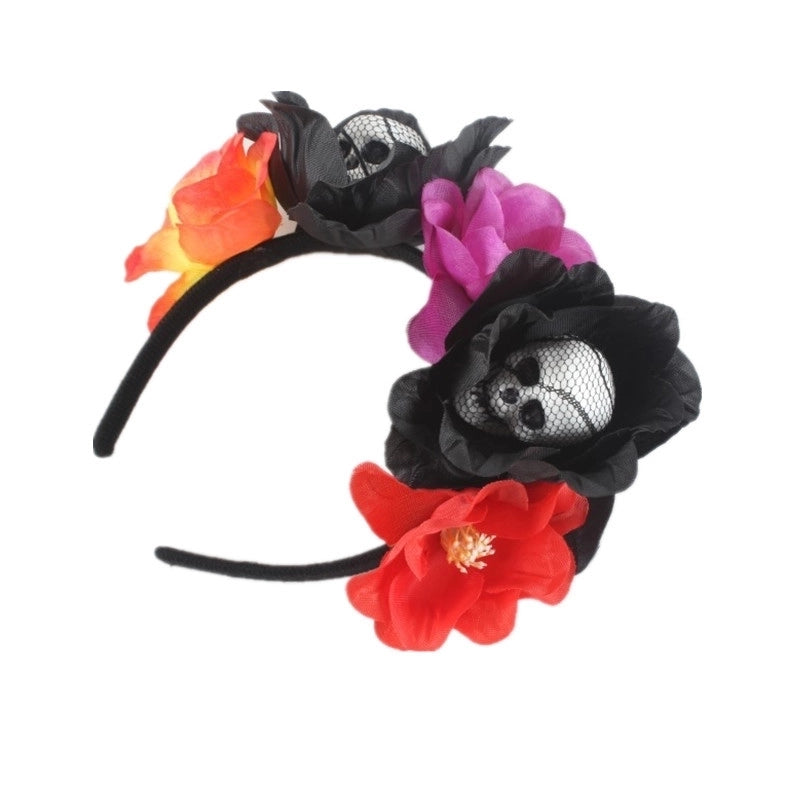 Halloween Funny Flower Skull Foam Holiday Party Party Accessories Party Supplies