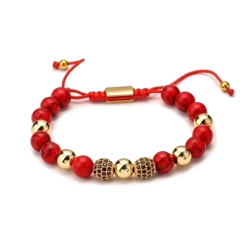 Retro Geometric Turquoise Bracelets