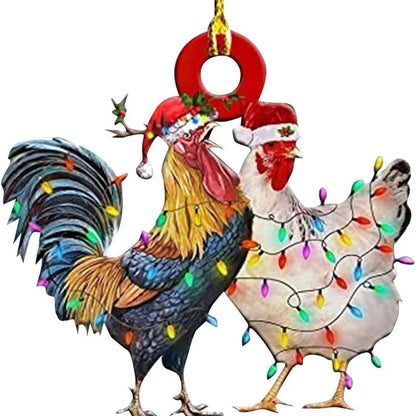 Christmas Minimalist Christmas Hat Arylic Indoor Party Festival Hanging Ornaments