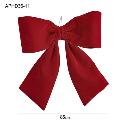 Christmas Minimalist Classic Style Bow Knot Holiday Festival Hanging Ornaments Decorations Hanging Ornaments